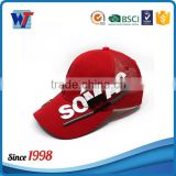 6 panel red mesh and cotton trucker hat bottle opener baseball cap