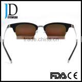 Custom Made Half-Rim Metal Temple Combination Carbon Fiber Sunglasses thumbnail-4