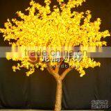 Outdoor Autumn Yellow Maple Leaf Lighted Maple Tree