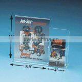 Full View Acrylic Picture Frame With Brochure Holder thumbnail-1