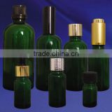wholesale green essential oil glass bottle with dropper