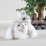 Horns Easter Bunny Decor Gray Grey Standing Jackalope Rabbit thumbnail-6