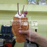 Open Mouth Ice Cream Fish Waffle MachineTaiyaki Machine thumbnail-3