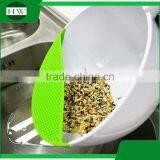 Multipurpose Plastic Manual Fruit Vegetable Rice Sifter Wash Washing Basin Strainer Sieve Bowl Basket With Handle thumbnail-2