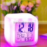 Promotional Gift Electric Clock Small Led Color Changing Clock Digital Alarm Clock thumbnail-4