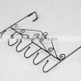 Over the Door Hanging Purse Closet Rack 5 Hook thumbnail-4