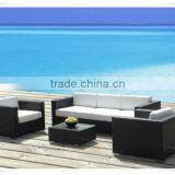 4-Piece Outdoor Rattan Wicker Sofa Sectional Patio Furniture Set thumbnail-2