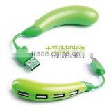 New Fantastic Design USB Hub Eggplant Shaped 4 Port USB Hub 4 in 1 USB Hub thumbnail-3