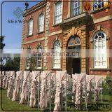 New Trendy Chaivari Ruffled Ruched Chiffon Chair Sashes for Wedding Chairs thumbnail-1
