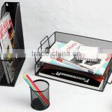 Hot Sales Metal Wire Mesh Office Stationery Gift Set For Promotion thumbnail-2