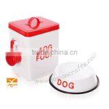 Metal Dog Food Container Set Tin Storage Box With Lid thumbnail-6