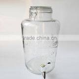 8L Juice Glass Dispenser With Spout and Sealed Swing Top Lid thumbnail-2