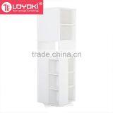 2016 New Deign Wooden Revolving Book Rack Display Mdf Wood Revolving Bookcase thumbnail-4