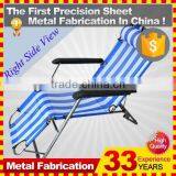 Lightweight Portable Folding Sun Lounger With Head Pillow thumbnail-3