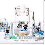 DDHZE-7 1.5L Glass Drinking Set Water Pot Glassware thumbnail-1