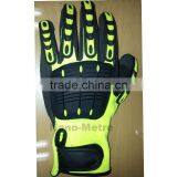 NMSAFETY En388 Cheap Safety Products Black Nitrile Gloves With Magic Buckle thumbnail-1