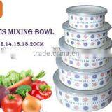 3PCS 5pcs enamel storage bowl mixing bowl salad bowl