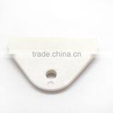2" Plastic Chafe In White, Chafe Tab for Bags or Travelware, Nylon Flat Chafe Tab for Bag Accessories thumbnail-5