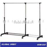 Movable Metal Clothes Rack thumbnail-1