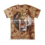 Men Tie Dye T-shirt, Animal Printing T-shirt,digital Print T-shirt or Silk Screen Printing T-shirt thumbnail-1