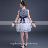High Quality Girls Sleeveless Princess Children Flower Girl Dress for Party Prom Dresses thumbnail-3
