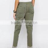 2016 Autumn High Quality Ladies Khaki Casual Trousers thumbnail-4
