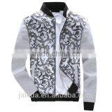 2016new Custom Print Zipper Baseball Jacket for Man thumbnail-2