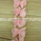 Handmade Decoration Chiffon Flower for Home Interior or Wedding Decoration or Clothing thumbnail-6