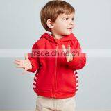 Cute Plain Stripes Zipper Wholesale Kid Hoody thumbnail-1
