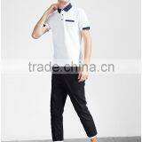Classic Plain White Short Sleeve Cheap Polo Shirt thumbnail-2