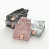 S60643B 2017 Girls Pants Cotton Stripes Cartoon Printing Baby Casual Trousers Children's Clothing thumbnail-3