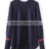 EY0856S New Fashion 2016 Women Long Sleeve Irregularity Knitted Pullover Sweater thumbnail-4