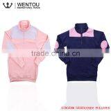 Fashionabel Preppy Look Monogram Seersucker Soft Pullover thumbnail-4