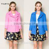 Latest Formal Office Style Fashionable Short Women Coats Wool 2015 thumbnail-1