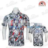 Sublimation Printing Dry Fit Custom Wholesale Fishing Jersey thumbnail-3