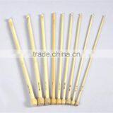 High Quality 9 Sizes Bamboo Afghan Tunisian Sewing Crochet Hooks Needles thumbnail-1