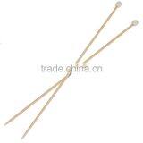 High Quality 3mm Natural Bamboo Single Pointed Knitting Needles 23cm(9") Long thumbnail-1