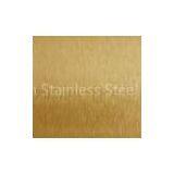 201, 430 Gold Satin Finish Colored Stainless Steel Decoration Plate Sheet Customized thumbnail-1