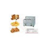 Countertop Gas Double Deep Fryer For Hotels / Fast Food ,10.4 KW