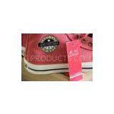Custom Cardboard Leisure Shoe Printed Hang Tags For Decoration / Brand Instruction