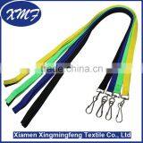 Fluorescent Green Black Yellow High Quality Colorful Lanyards With Fastener thumbnail-1