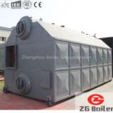 Rice Husk SZL Shop Assembly Water Tube Boiler in Brewing Process