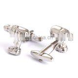 New Silver Toy Gun Man Shirt Cufflinks Factory China thumbnail-4