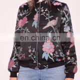 2016 New Style Premium Jacquard Bomber Jacket Women Fashion Jacket for Wholesale thumbnail-4