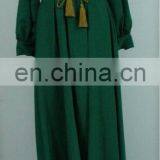 Long Sleeve Muslim Dress for Woman,chiffon Maxi Dress With Belt thumbnail-6