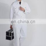 Best Quality Cotton Working Overalls White Men Work Uniforms With One-Piece Set thumbnail-3