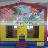 Inflatable Bouncer,cheap Inflatable,printing Castels D025