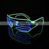 el glasses party light up shutter led el wire glasses