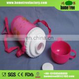 Plastic kids water plastic bottle 330ml with cup