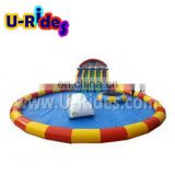 PVC Tarpaulin Adult Inflatable Water Park For Playing Equipment On Land